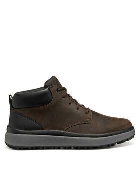 Geox Geox Schnürschuhe U Granito + Grip U56MSA 000FF C0196 Braun