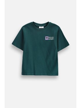 Coccodrillo Coccodrillo T-Shirt ZC6143205SBK-013 Tyrkysová Regular Fit