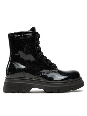 Tommy Hilfiger Tommy Hilfiger Ботуши T4A5-33041-1237999 M Черен