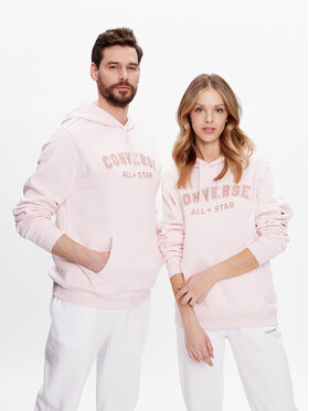 Converse Converse Bluza Unisex 10025411-A02 Różowy Standard Fit