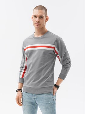 Ombre Ombre Mikina B1279 Šedá Regular Fit