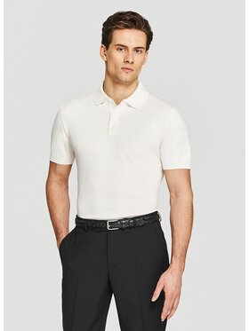 Pako Lorente Pako Lorente Polo P26SF-TX-024 Beżowy Classic Fit