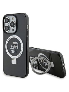 KARL LAGERFELD KARL LAGERFELD Etui na telefon iPhone 15 Pro Czarny