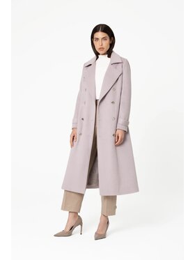 GIODORO GIODORO Cappotto di lana L Grigio Straight Fit