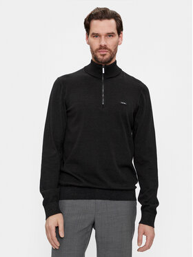 Calvin Klein Calvin Klein Pulover K10K112735 Negru Regular Fit