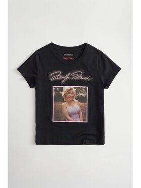 Guess Guess Тишърт W6BI51 K6658 Черен Regular Fit