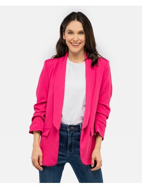 Perso Perso Marynarka ze ściąganymi rękawami Różowy Casual Fit