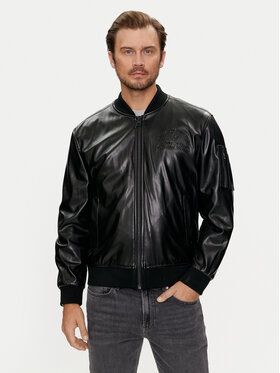 Giacca di pelle guess uomo new arrivals