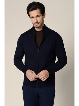 Lancerto Lancerto Sweter Riki SW073225000050 Granatowy Regular Fit