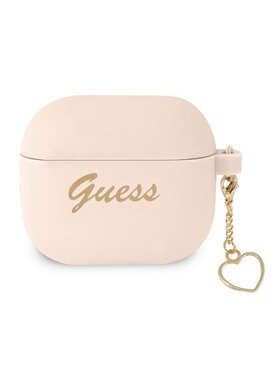 Guess Guess Etui na słuchawki AirPods 3 Różowy