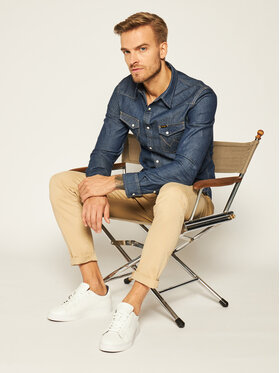 Wrangler Wrangler Camicia Ls Western W5F25K098 112130116 Blu scuro Regular Fit