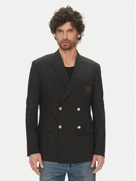 KARL LAGERFELD KARL LAGERFELD Sako 155102 552037 Čierna Slim Fit