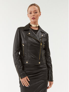 Just Cavalli Just Cavalli Prijelazna jakna 75PAVP01 Crna Regular Fit