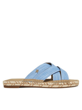 Tommy Hilfiger Tommy Hilfiger Espadrilky Chambray Espadrille Mule FW0FW08501 Modrá