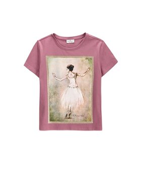 Coccodrillo Coccodrillo T-Shirt ZC6143213VGA-007 Różowy Regular Fit