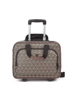 Guess Guess Mažas Kietas Lagaminas Ederlo Travel TMEDER P3243 Juoda