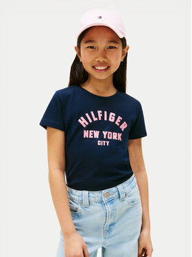 Tommy Hilfiger Tommy Hilfiger T-shirt Graphic KG0KG08813 Blu scuro Regular Fit