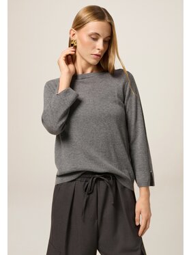 Oltre Oltre Cardigan M356J005096N013 Grigio Regular Fit