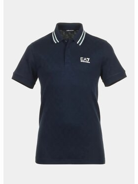 EA7 Emporio Armani EA7 Emporio Armani Polo 6DPF14-PJZSZ-1562 Granatowy Regular Fit