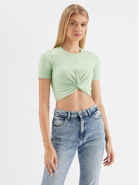Noisy May Noisy May Блуза Twiggi 27023846 Зелен Slim Fit