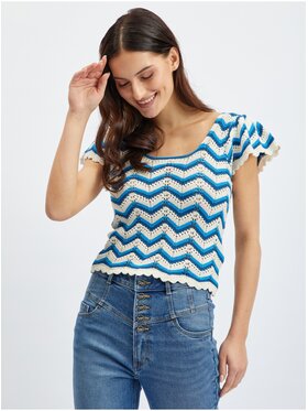 Orsay Orsay Sweter 507503001000__M Niebieski Regular Fit