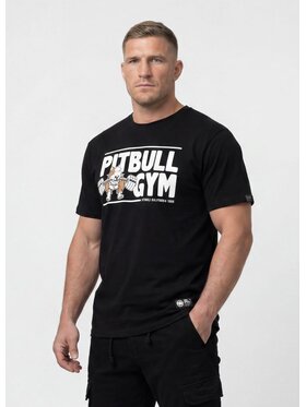 PITBULL PITBULL T-Shirt GYM Czarny Regular Fit
