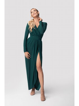 Aurora Aurora Večerní šaty Elen Zelená Feminine Fit