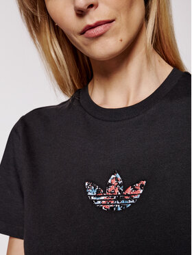 adidas adidas Тишърт GN3043 Черен Standard Fit