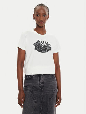 PINKO Pinko Тишърт Trapani 100789 A23Z Бял Regular Fit