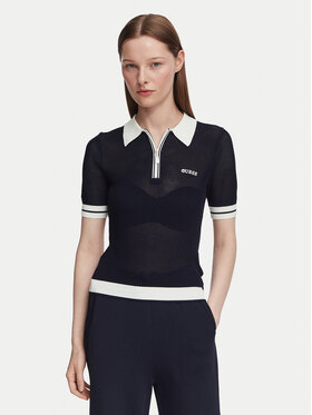 Guess Guess Поло V6GR04 Z0725 Cиній Regular Fit