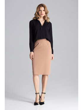 FIGL FIGL Koszula M621 Czarny Loose Fit