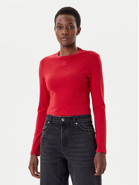 HUGO HUGO Bluse Dafilomena_3 50518378 Rot Slim Fit