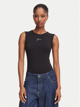 Guess Guess Top W6YP17 K3881 Černá Regular Fit