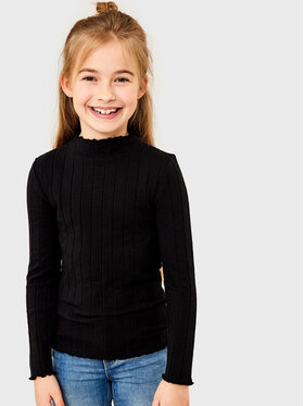 NAME IT NAME IT Блузка 13211597 Чорний Slim Fit
