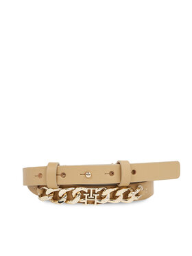 Tommy Hilfiger Tommy Hilfiger Női öv Th Chic Chain Waist 2.0 AW0AW15386 Bézs