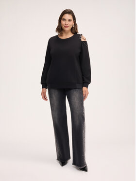 Fiorella Rubino Fiorella Rubino Felpa G863L009406N033 Nero Regular Fit
