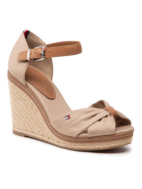Tommy Hilfiger Tommy Hilfiger Espadrilky Iconic Elena Sandal FW0FW00905 Hnedá