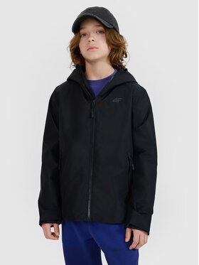 4F 4F Prechodná bunda 4FJWSS25TTJAU0741-20S Čierna Regular Fit