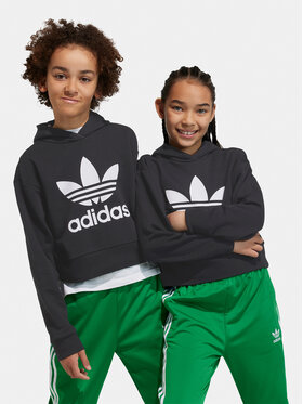 adidas adidas Mikina adicolor IJ9719 Černá Loose Fit