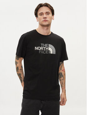 The North Face The North Face T-krekls Easy NF0A87N5 Melns Regular Fit
