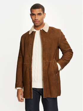 Milestone Milestone Prirodni kožuh Tabeo 431632 21045 Smeđa Regular Fit