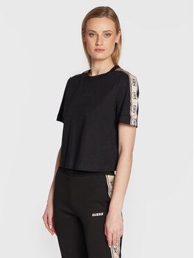 Guess Guess Tričko V3RI08 I3Z14 Čierna Relaxed Fit