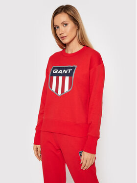 Gant Gant Sweatshirt Retro Shield 4204562 Rouge Relaxed Fit