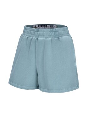 PITBULL PITBULL Szorty sportowe Szorty dresowe damskie Washed Manzanita M/L Niebieski Regular Fit