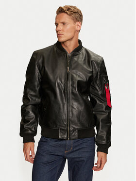 Alpha Industries Alpha Industries Kurtka bomber 138121 Czarny Regular Fit