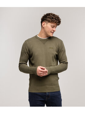Lee Cooper Lee Cooper Sweter BILL ORGANIC Khaki Regular Fit