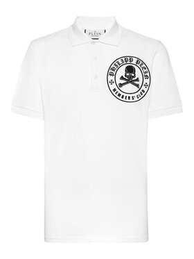 PHILIPP PLEIN PHILIPP PLEIN Polo 11641 Bianco Slim Fit