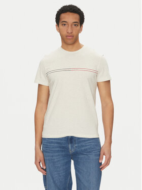 Tommy Jeans Tommy Jeans T-särk Entry Graphic DM0DM20779 Beež Slim Fit