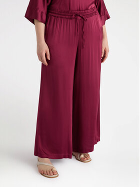 Fiorella Rubino Fiorella Rubino Pantaloni di tessuto P092L002268N016 Bordeaux Over Fit