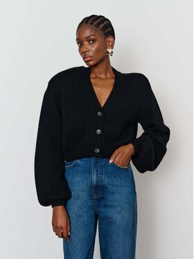 La Mania La Mania Sweter MARI 2 Czarny Classic Fit